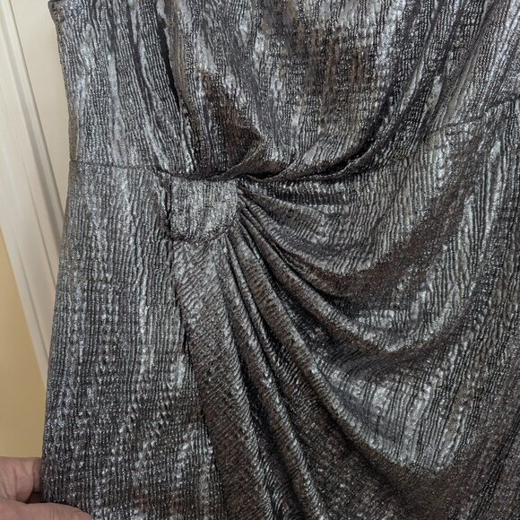 Sparkly Silver Party Dress NWT Sz 12P Holiday Glitz - Picture 5 of 10